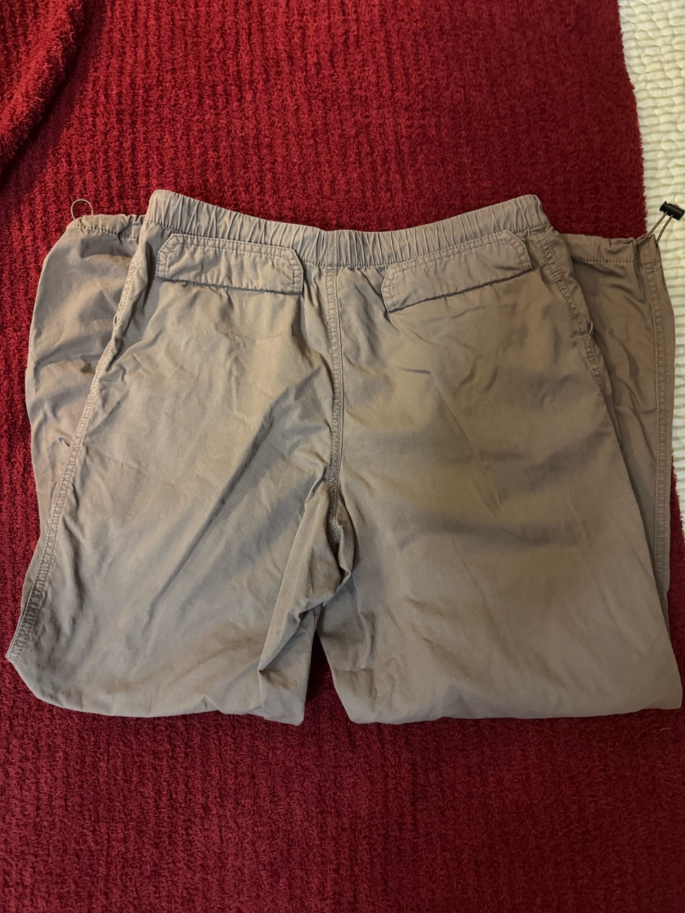 No Boundaries Women's Zip-Hem Track Pants - Taupe - Picture 7 of 7